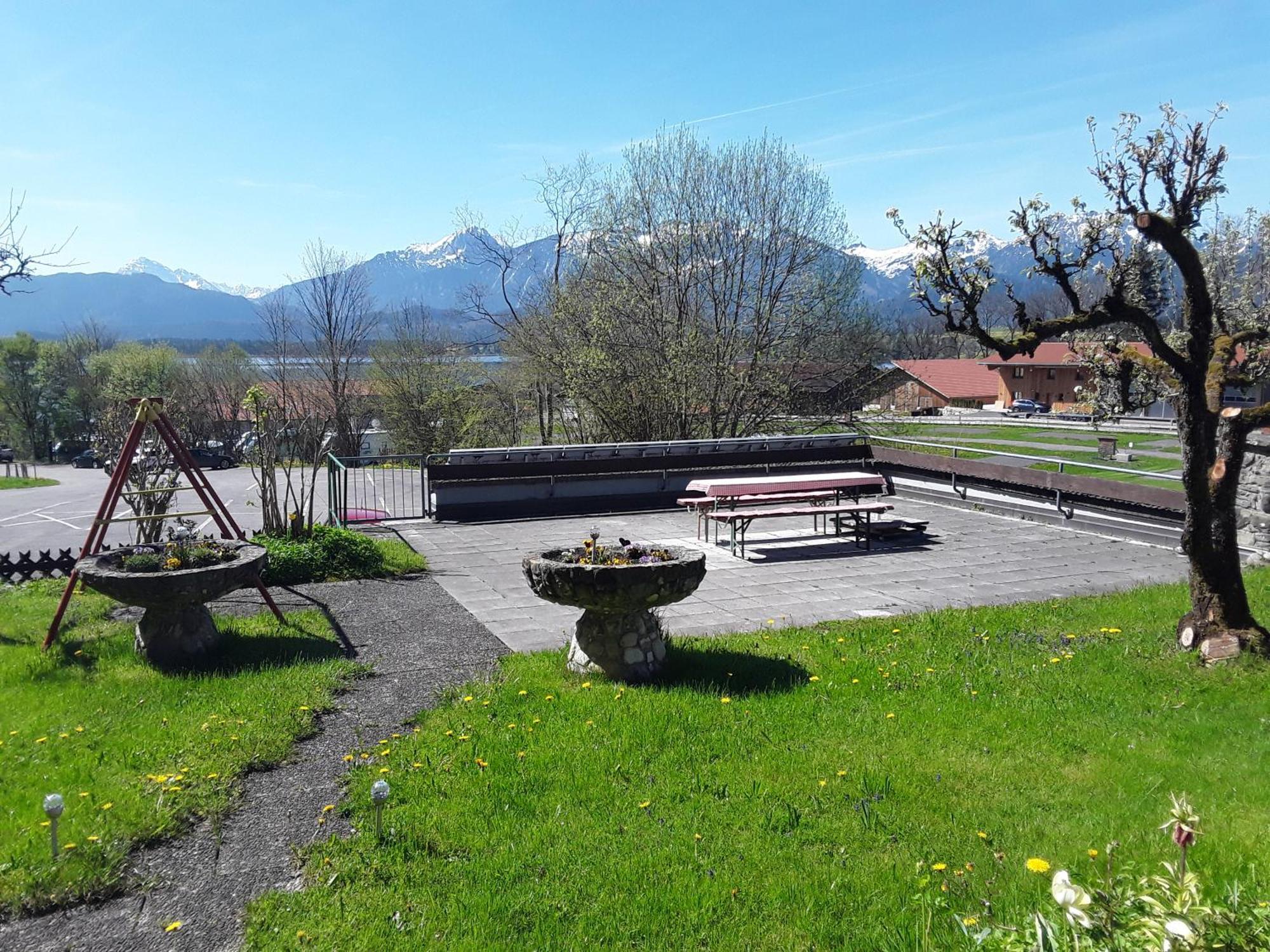 Ferienwohnung Bergfeuer Im Ferienhaus Weber Fussen Exterior photo